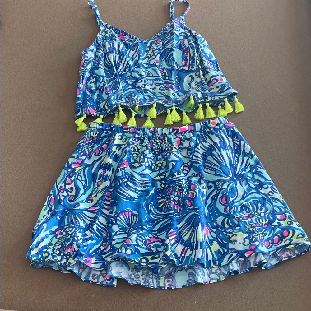 Lilly Pulitzer Tassel Trim Two-Piece Set